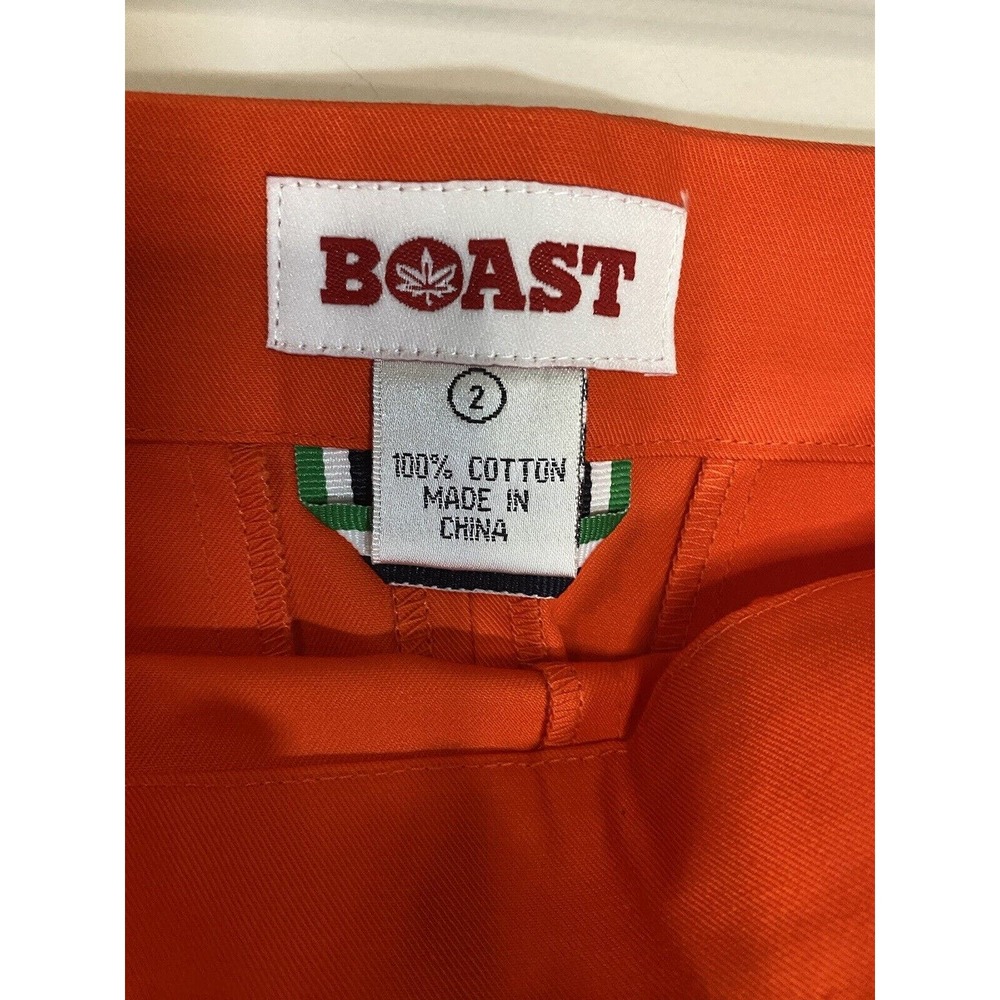BOAST Casual Orange Straight Skirt Tennis Athletic Fit Country Club Size‎ 2 - Picture 3 of 9